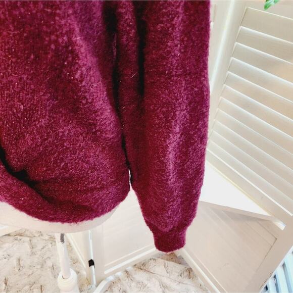 JOIE STAVAN METALLIC SWEATER PURPLE SIZE SMALL - Picture 4 of 6